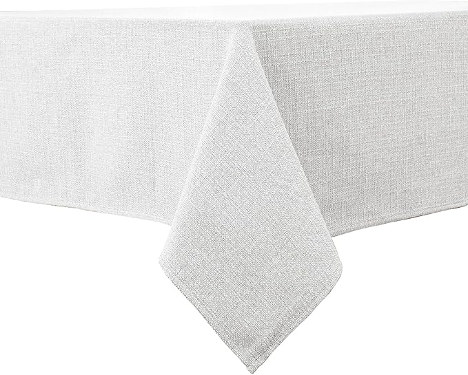 BALCONY & FALCON Rectangle Tablecloth 57" x 85" Washable Wrinkle Resistant and by BALCONYFALCON
