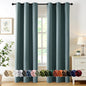 MIULEE Blackout Curtains for Bedroom 2 Panels 40 x 84 Inch Long Dusty Blue | by MIULEE