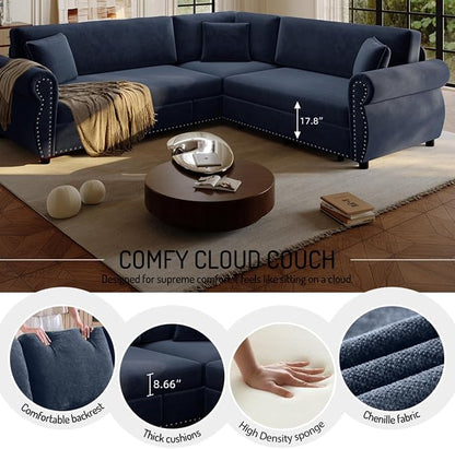 88.2" Sectional Sleeper Sofa - Image 7