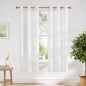 NICETOWN White Sheer Curtains 72 inch Length by NICETOWN