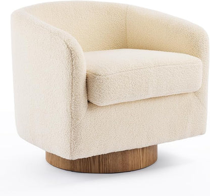 VINGLI 360°Swivel Accent Chair - Image 9