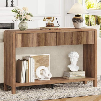 FATORRI Console Sofa Table for Entryway, Wood Foyer Tables for Living Room - Image 2