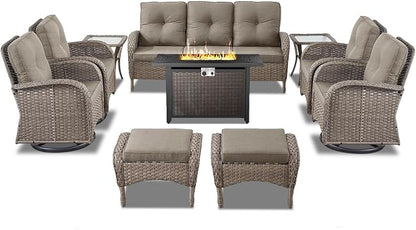Belord Expansive 10 Pieces Outdoor Patio Furniture Set - Image 3