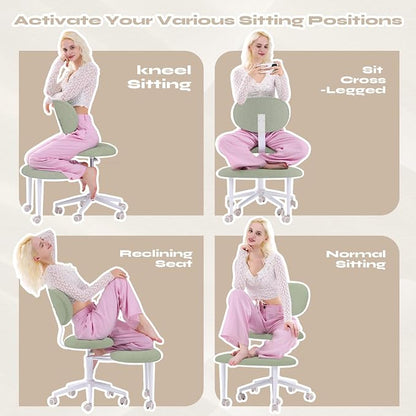 Pinmoco Ergonomic Cross Legged Office Chair - Image 7