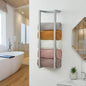 Wall Mounted Metal Bathroom Towel Rack by Roeveca