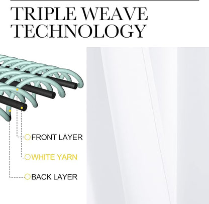 NICETOWN 50% Light Blocking Kitchen Curtains - Image 4