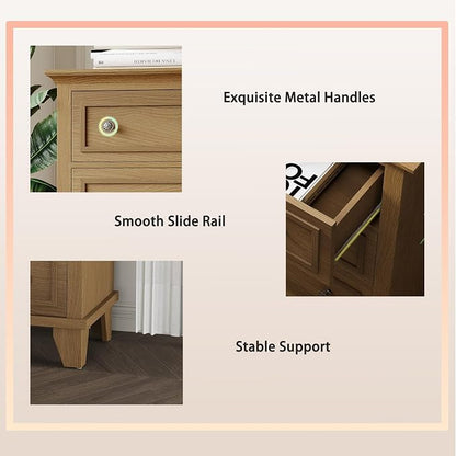 IDEALHOUSE 7 Drawer Dresser, Large Wooden Storage Chest of Drawers - Image 7