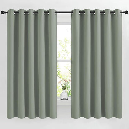 NICETOWN 66 inch Sage Green Curtains by NICETOWN