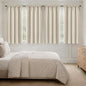 MIULEE Beige White Blackout Curtains 4 Panels Set 72 Inch Length Bedroom | by MIULEE