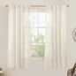 Natural Semi Sheer Linen Curtains 60 Inch by LAMIT