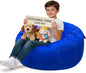 Lukeight Stuffed Animals Storage Bean Bag Chair Cover by Lukeight