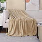 Beige Fleece Plush Throw Blanket 50"x60"for Couch Sofa Fuzzy Cozy Flannel | by JIAHANNHA