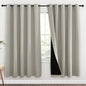 NICETOWN 100% Blackout Window Curtain Panels, Full Light Blocking Drapes by NICETOWN