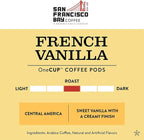 San Francisco Bay Coffee - Flavored Medium Roast - French Vanilla (80 ct) - Single Serve Coffee Pods, Commercially Compostable, K Cup Compatible