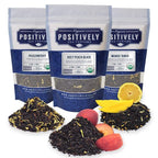 Organic Positively Tea Company, Flavored Black Tea Sampler, Loose Leaf, 4 Ounce, 3 Pack