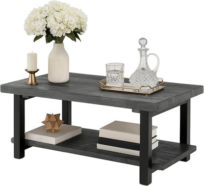 Pomona 42-Inch Rectangular Solid Wood Coffee Table - Image 7