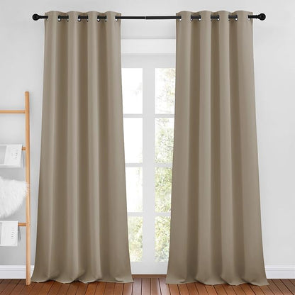 NICETOWN Taupe Blackout Curtains & Drapes by NICETOWN