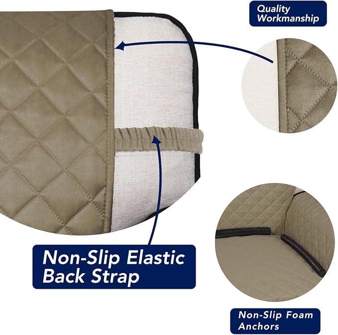 PureFit Reversible Quilted Sofa Cover Dog Couch Covers - Image 3