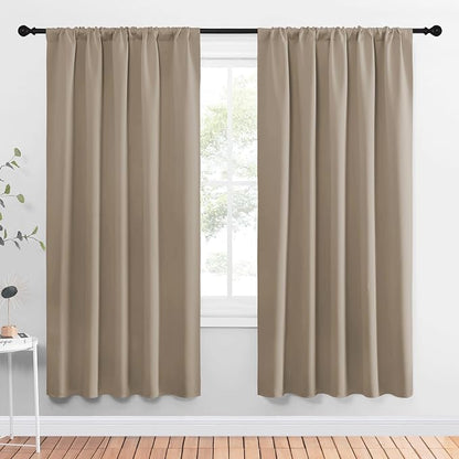 NICETOWN Window Curtains Blackout Drapes, 1 Pair, 52 by 72-Inch, Thermal by NICETOWN
