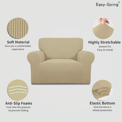 Easy-Going Stretch Oversized Chair Slipcover - Image 5