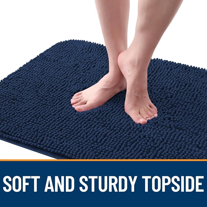 OLANLY Dog Door Mat for Muddy Paws 44x32, Super Absorbent Chenille Mud Mat | - Image 4