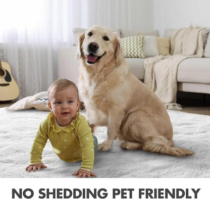 8x10 Ft Extra Large Shag Rugs for Living Room, Ultra Soft Fluffy Furry Area - Image 4