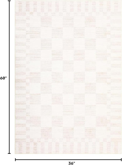 GarveeHome Checkered Rug 3x5 Area Rugs - Image 2