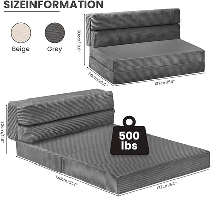 JUIKURY Folding Sofa Bed, Convertible Sleeper Chair - Image 2