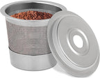 2 Pack Reusable Pods for Ninja Dual Brew Coffee Maker, Stainless Steel Reusable K Pod Permanent K Cups Filters Coffee Accessories Compatible with Ninja CFP101 & Ninja PB051 Coffee Maker