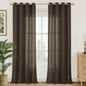 YoungsTex Chocolate Brown Linen Curtains by YoungsTex