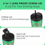 BJPKPK 34oz Stainless Steel Insulated Tumbler With lid And Straw Travel Coffee Thermal Tumblers Cup For Women And Men,Game