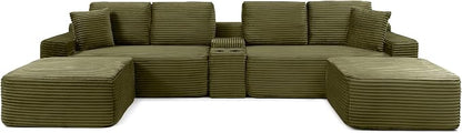 125" Oversized Sectional Couches - Image 8