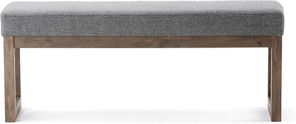 SIMPLIHOME Milltown Large Ottoman Bench - Image 5