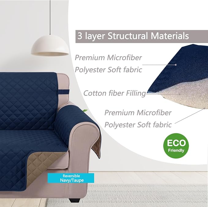 U-NICE HOME Loveseat Sofa Cover - Image 4