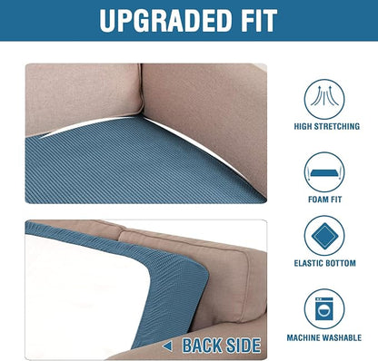 H.VERSAILTEX Super Stretch Individual Seat Cushion Covers Sofa Covers Couch - Image 6