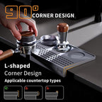 Espresso Tamping Mat for Counter, Ultra Thick Silicone Tamper Mat Coffee Bar Mat,Espresso Mat for Countertops,Fits for Baristas Home Kitchen Bar