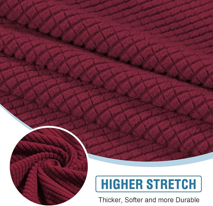 H.VERSAILTEX Sectional Couch Covers 1 Piece Chaise Slipcover L Shape Separate - Image 4