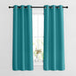 NICETOWN Peacock Teal Blackout Curtains 63 inches Long by NICETOWN