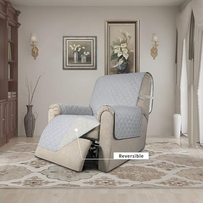 Easy-Going Recliner Chair Slipcover Reversible Sofa Cover Water Resistant Couch - Image 2