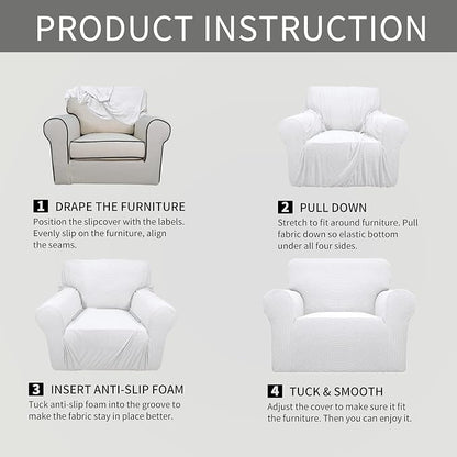 Easy-Going Stretch Oversized Chair Slipcover - Image 6