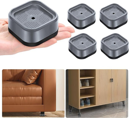 shouwuhho 4 Pack Furniture Risers Adjustable Bed Risers Heavy Duty Lifts Height - Image 8