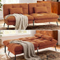 COMHOMA 72″ Futon Sofa Bed, Convertible Fabric Futons Couch by ComHoma