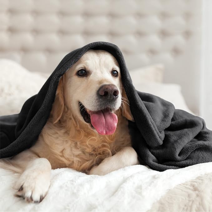 BEDELITE Fleece Blanket Soft Plush Full Bed Blanket Black 84"x90" | Ultra Soft - Image 6