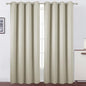 Light Beige Thermal Blackout Curtains/52 x 95 Inch/Set of 2 Panels Room by Lemomo