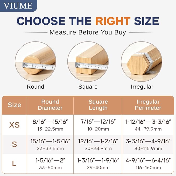 VIUME 24 Pcs Chair Leg Floor Protectors - Image 4