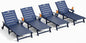 Outdoor Lounge Chair Set of 4 by LegacyAmerhomeDirect