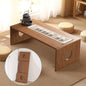 Foldable Japanese Floor Table Low Bamboo Table by Unknown