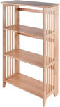 Winsome Mission Beech Wood 4-Tier Shelf by Winsome