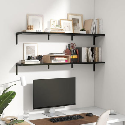 Fun Memories Deep Floating Shelves, 48W x 8D Floating Shelves Set of 2 - Image 6