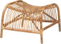 bali & pari Lamaria Modern Bohemian Natural Rattan Footstool by balipari